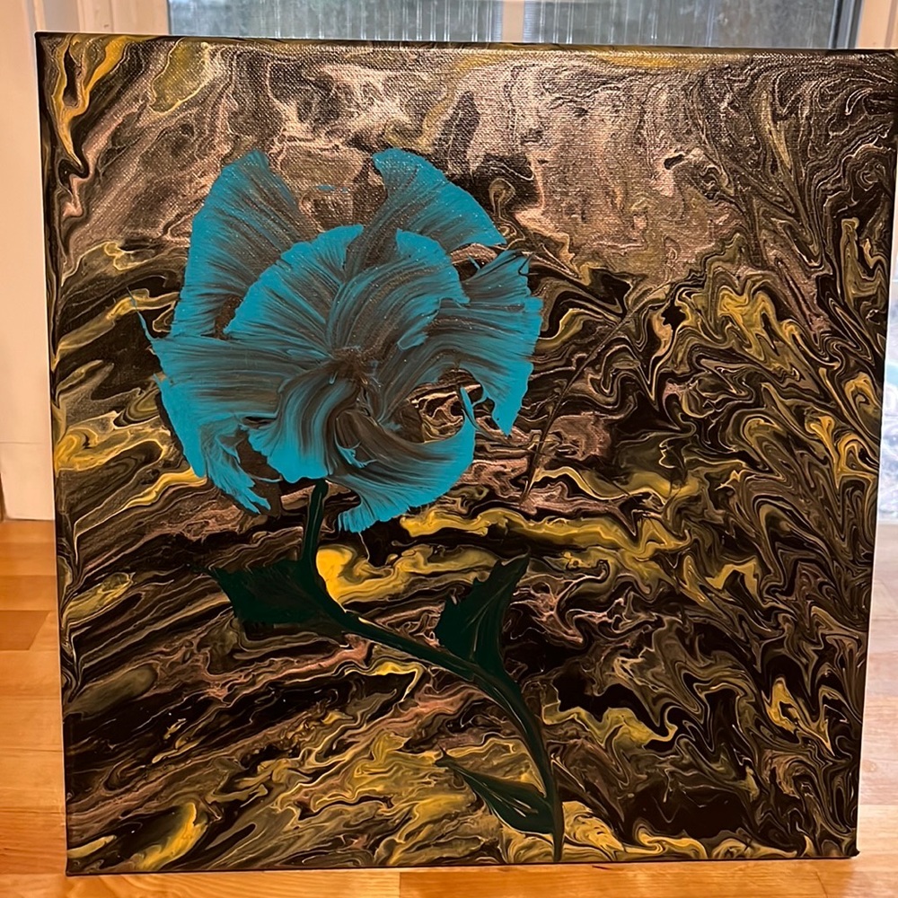 🛍️ NEW Fluid Art on Canvas